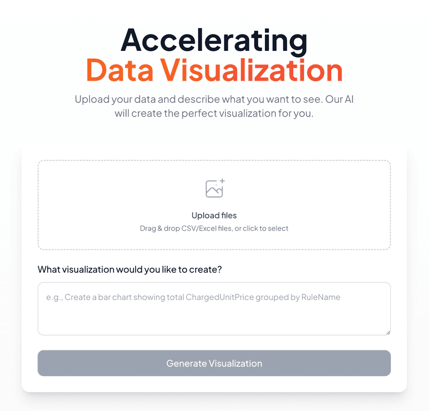 AI Agent-Driven Data Visualization Platform